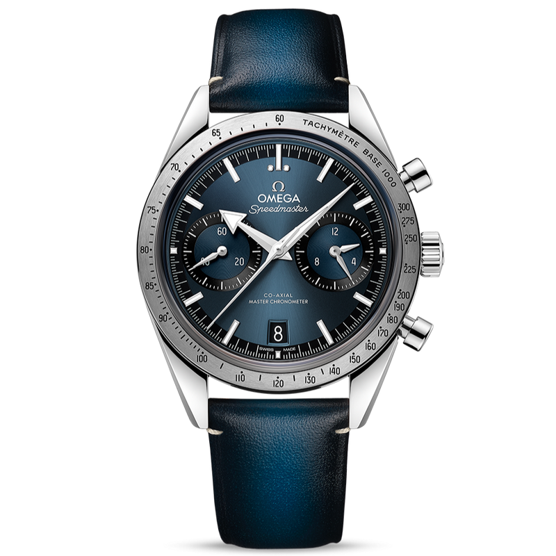 Omega Speedmaster '57 Blue on Strap