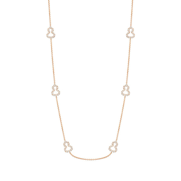 Qeelin Wulu Sautoir Necklace in 18K Rose Gold