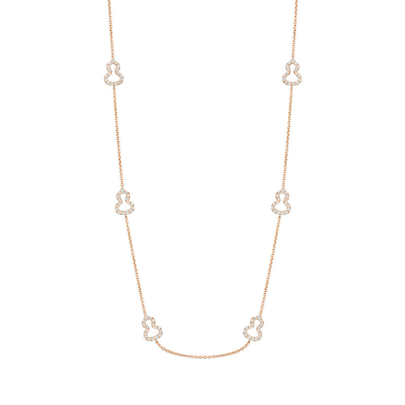 Qeelin Wulu Sautoir Necklace in 18K Rose Gold
