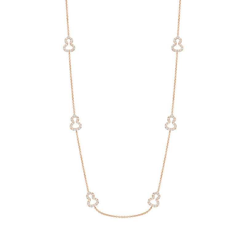 Qeelin Wulu Sautoir Necklace in 18K Rose Gold