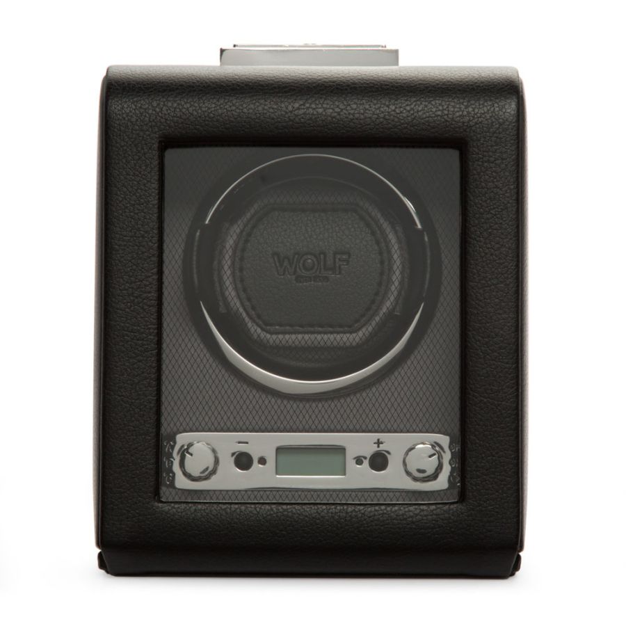 Front view of Wolf 1834 Viceroy Single Watch Winder 456002