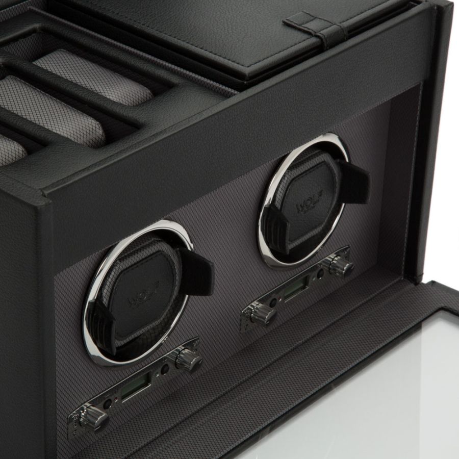 Wolf 1834 Viceroy Double Watch Winder with Storage 456202