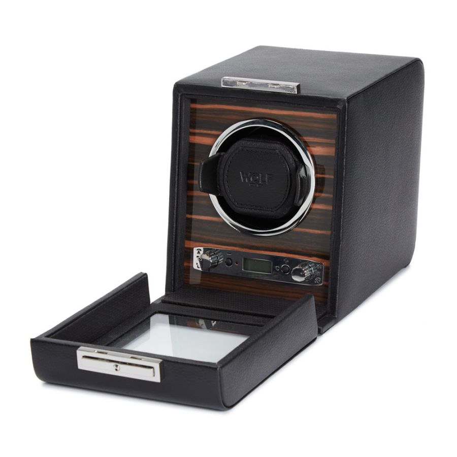 Side View Of Wolf 1834 Roadster Single Watch Winder