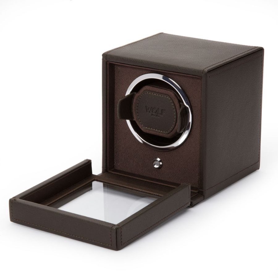 Wolf 1834 Cub Single Watch Winder with Cover 461106
