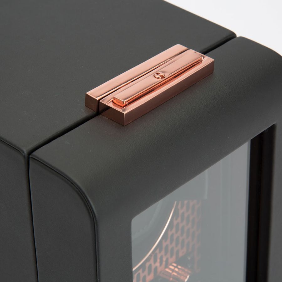 Close up  View Of Wolf 1834 Axis Single Watch Winder.