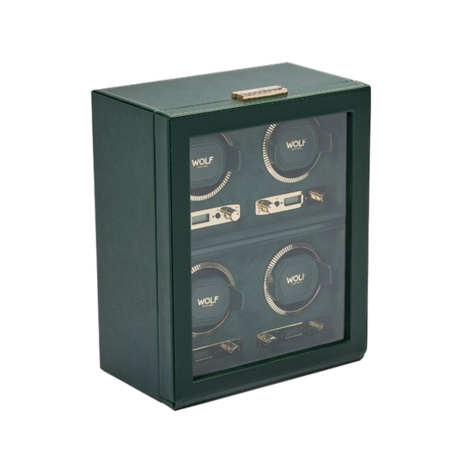 Side View of Wolf 1834 British Racing 4 Piece Watch Winder 793041