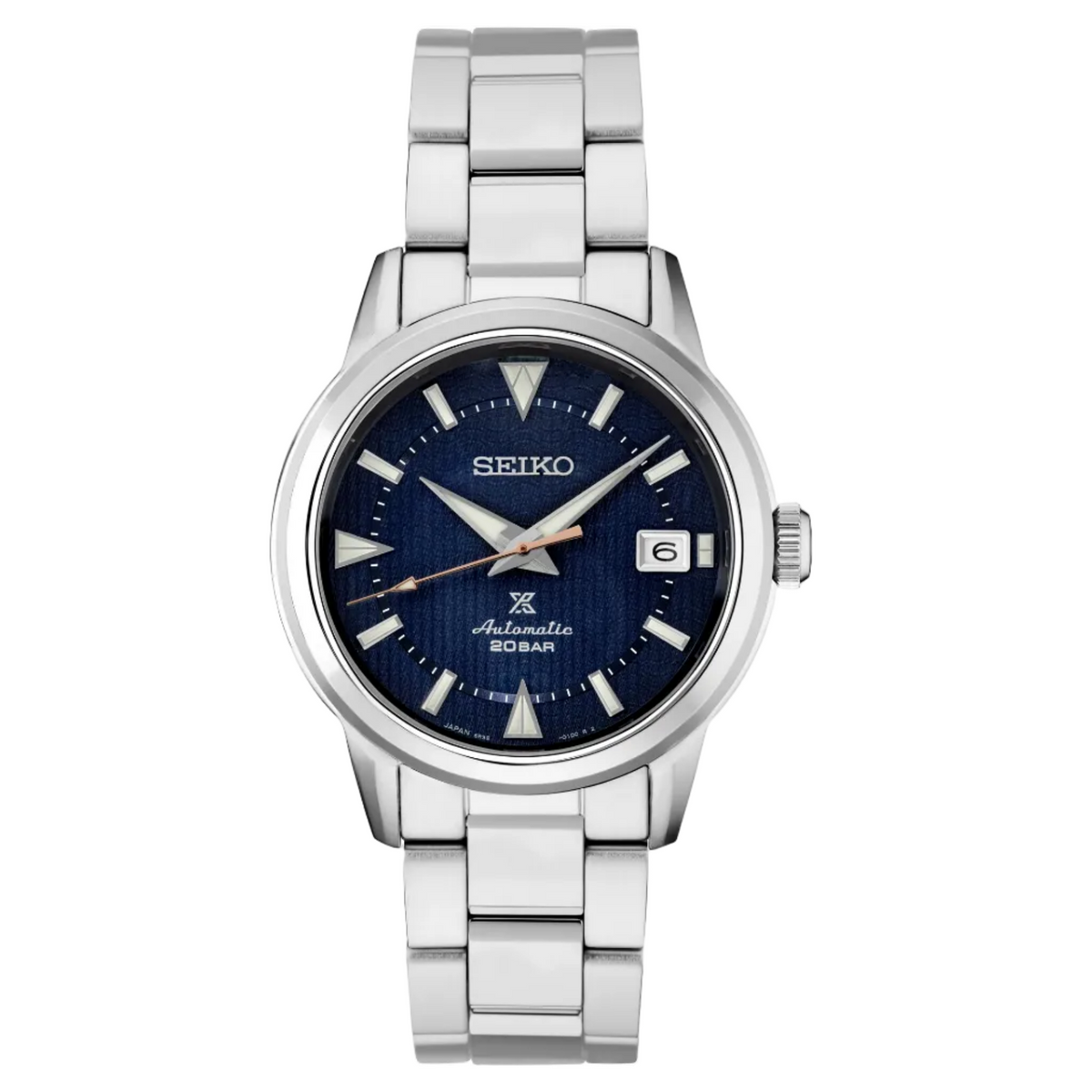 Seiko Laurel Alpinist Navy Dial Prospex Watch SPB249 Front View
