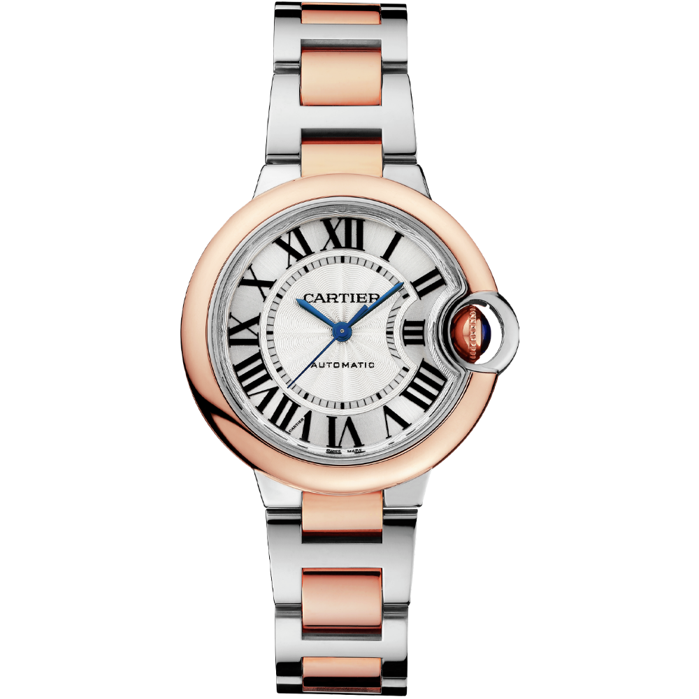 Cartier Ballon Bleu Steel & Gold 33mm W2BB0032