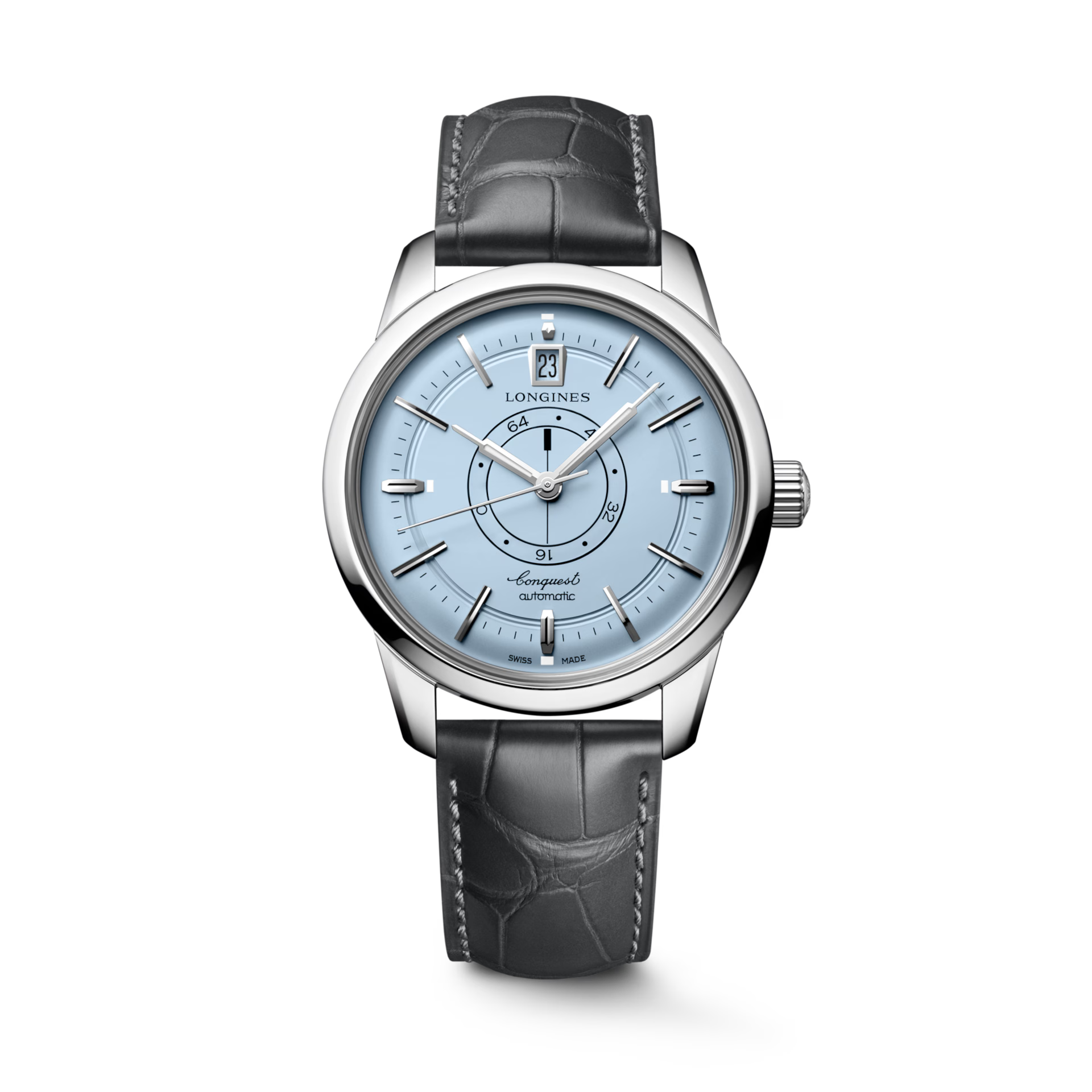 front view of Longines Conquest Heritage Central Power Reserve 38mm L16484922