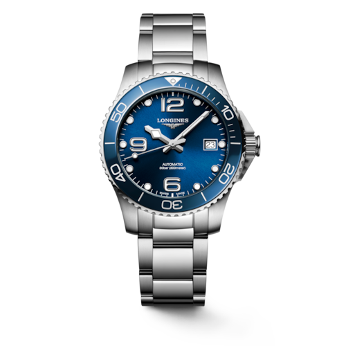 Longines HydroConquest 39mm Stainless Steel Diving Watch L37804966