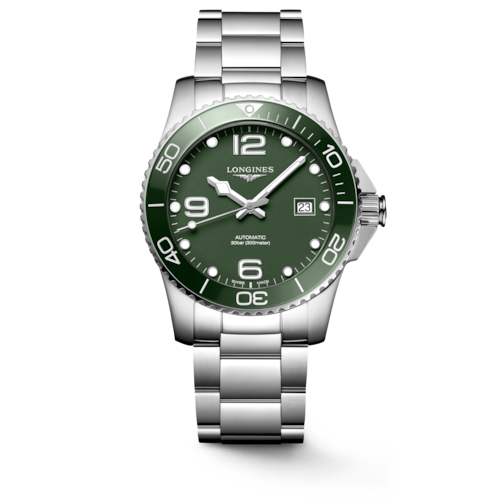HydroConquest 41mm Stainless Steel & Ceramic Diving Watch