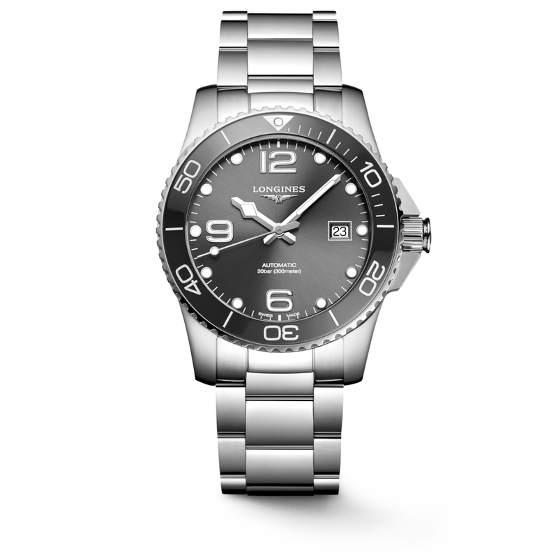 HydroConquest 41mm Stainless Steel & Ceramic Diving Watch