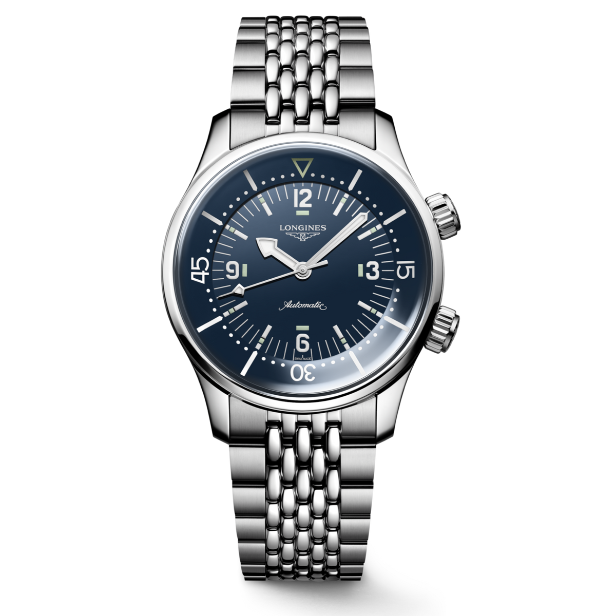 L37644906 Longines Legend Diver Blue Dial Bracelet Watch 39mm