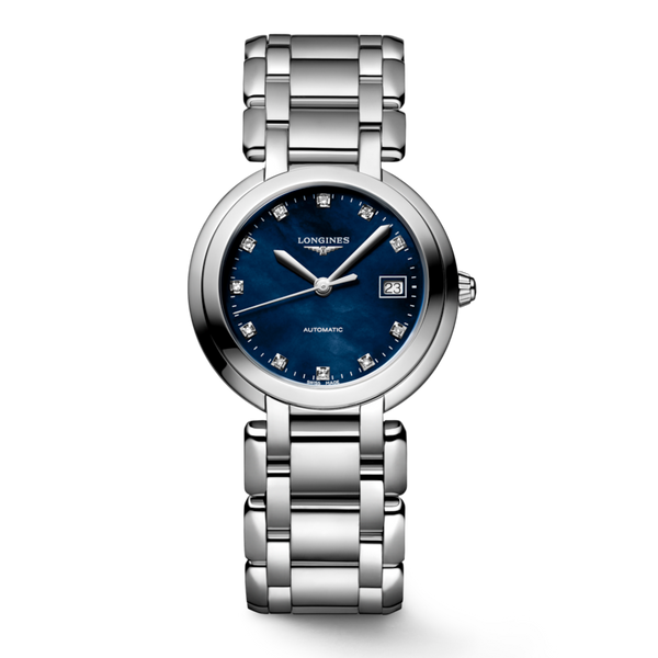 LONGINES PRIMALUNA, L8.113.4.98.6, automatic watch, Ø 30.00 mm, stainless steel.