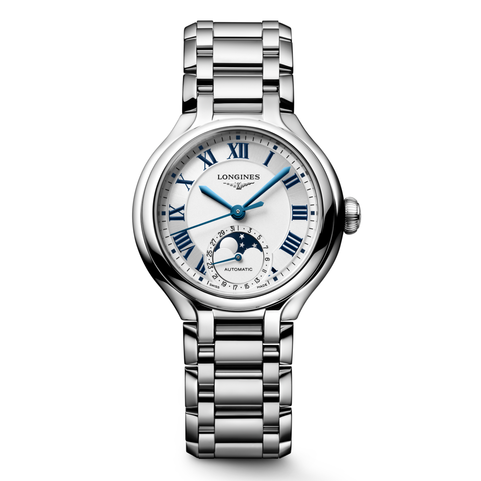 PrimaLuna Stainless Steel Moon Phase 34mm L81264716