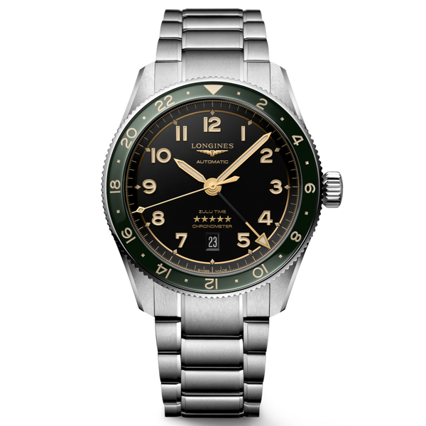 Longines Spirit Zulu 42mm Anthracite Dial Stainless Steel Watch