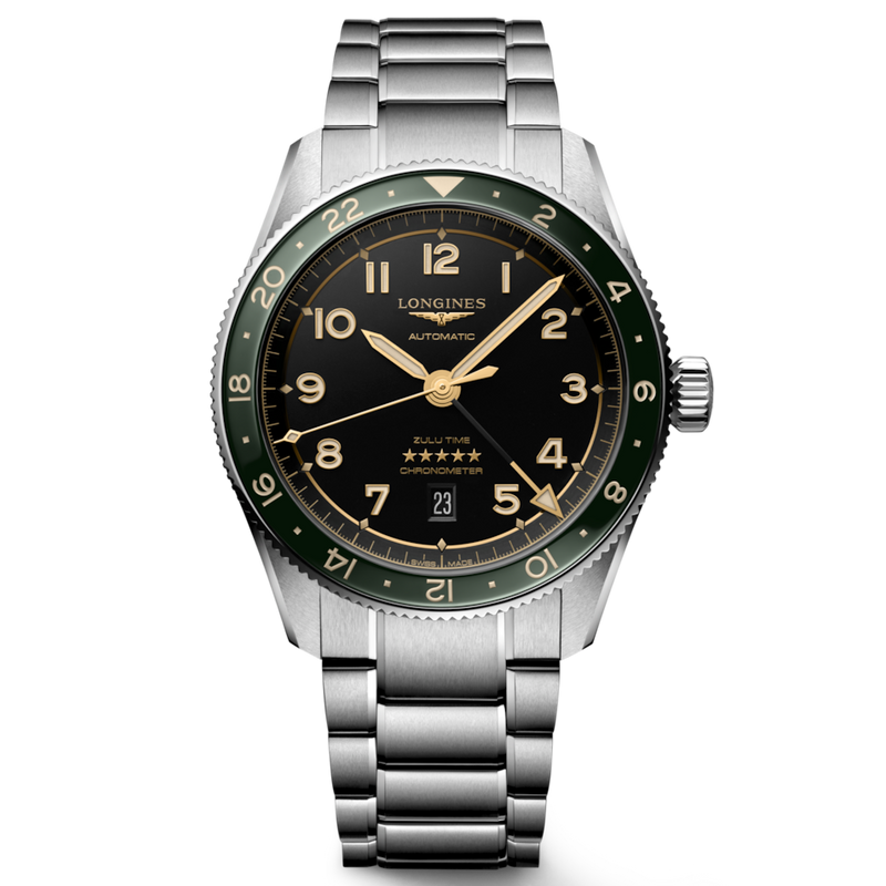 Longines Spirit Zulu 42mm Anthracite Dial Stainless Steel Watch