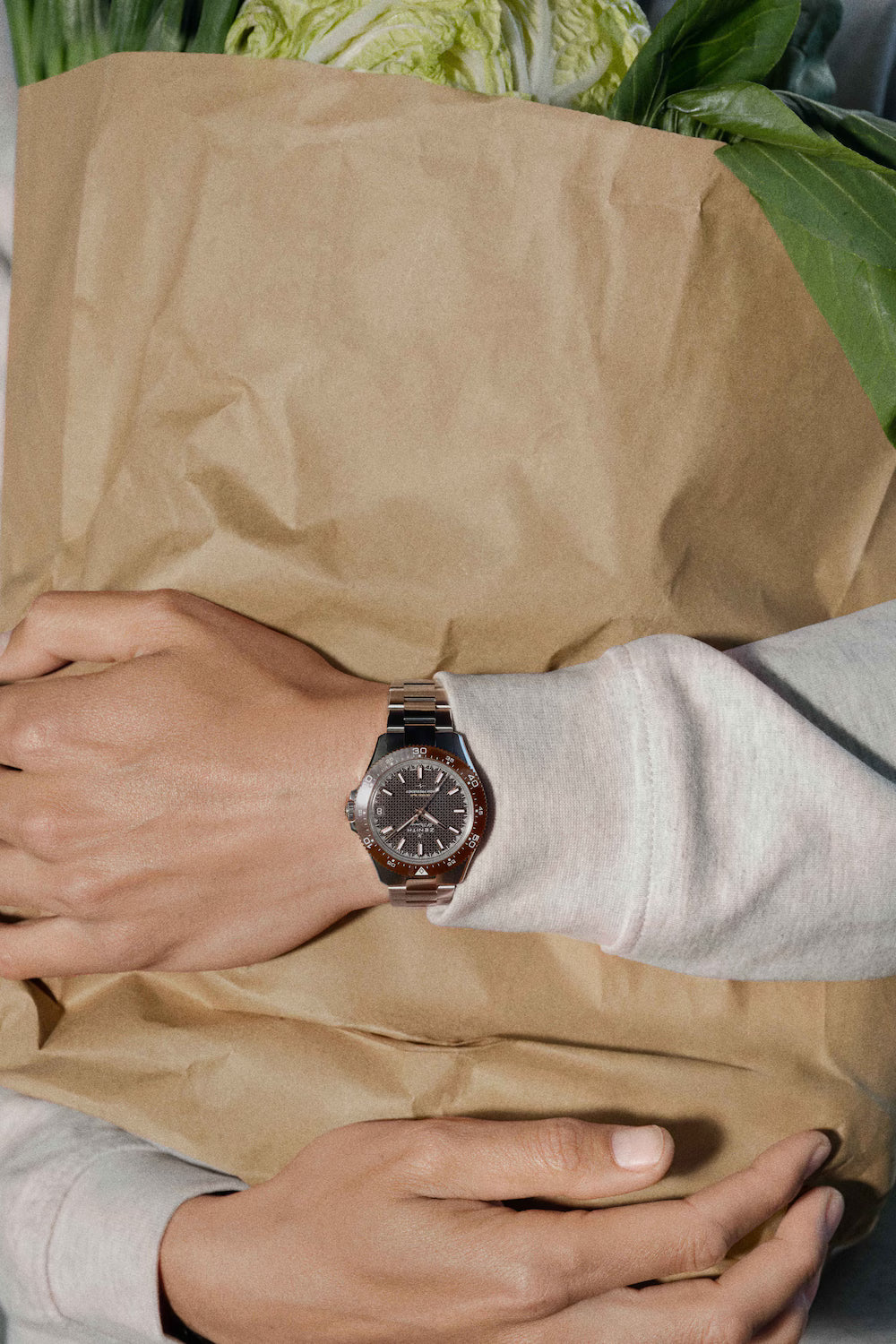 Zenith Chronomaster Solo Sport Brown 40mm 03.5001.3620/72.M5000 model wrist shot