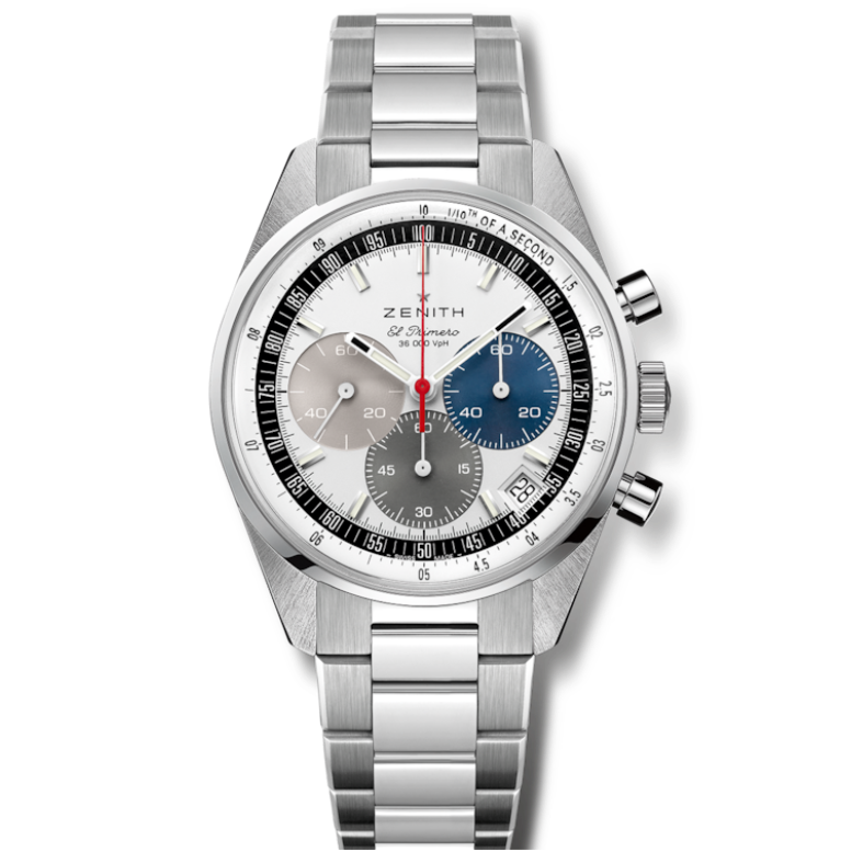 Zenith Chronomaster Original White 38mm 03.3200.3600/69.M3200 front view