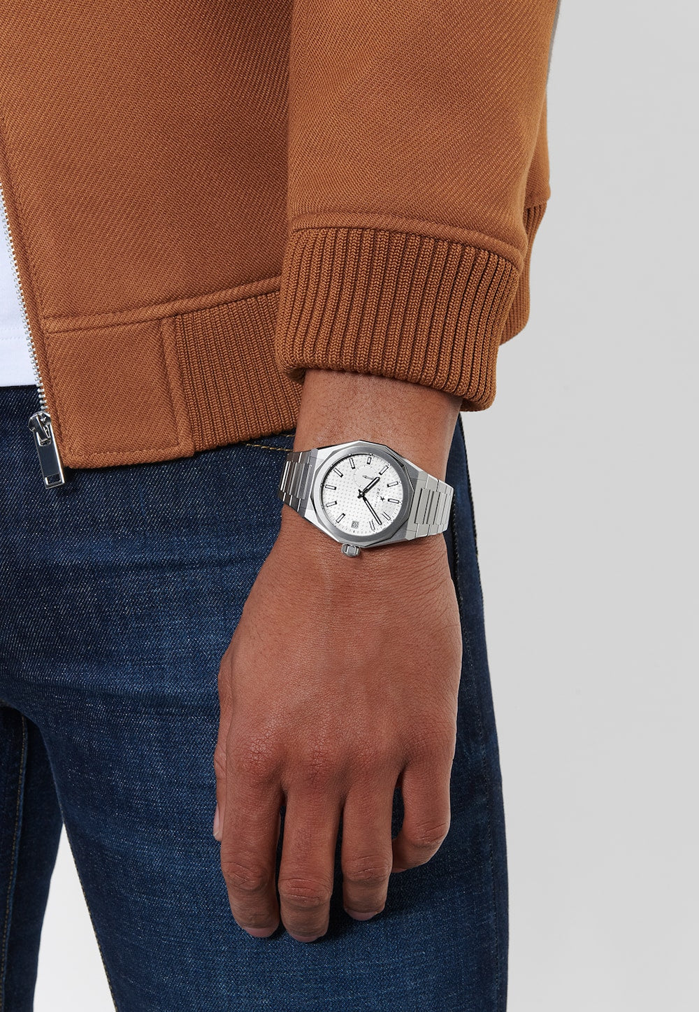 Zenith 03.9300.3620/01.I001 Defy Skyline 41mm White Dial Watch