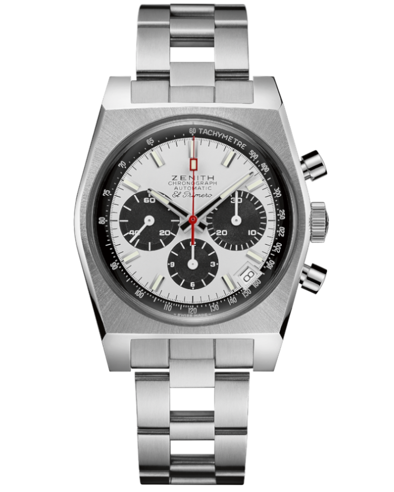 Zenith 50th El Primero Anniversary A384 Revival with Ladder Bracelet 03.A384.400/21.M384