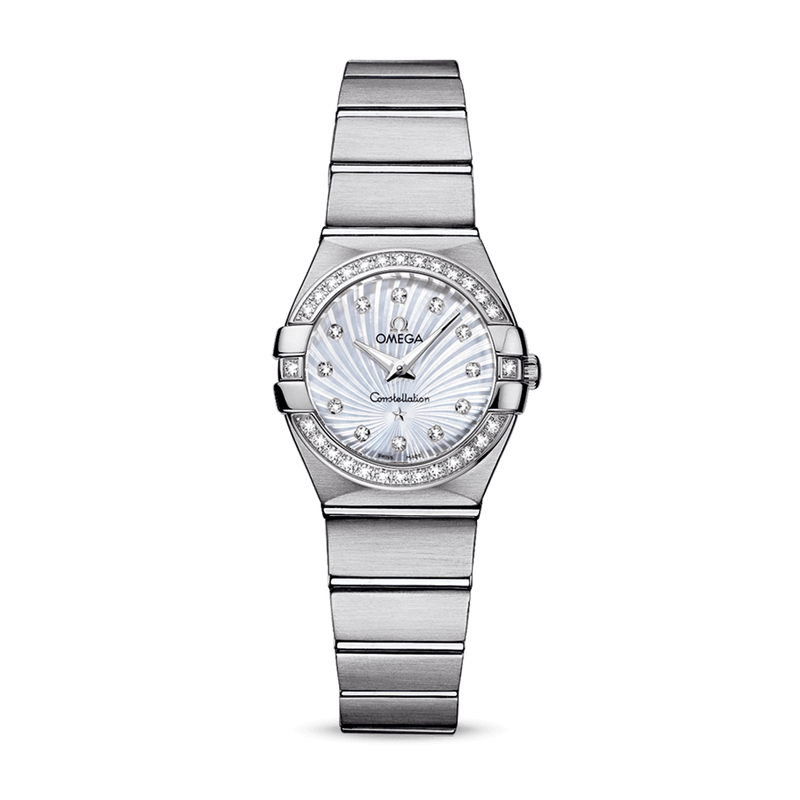 Omega Constellation Quartz Diamonds 24mm 123.15.24.60.55.002