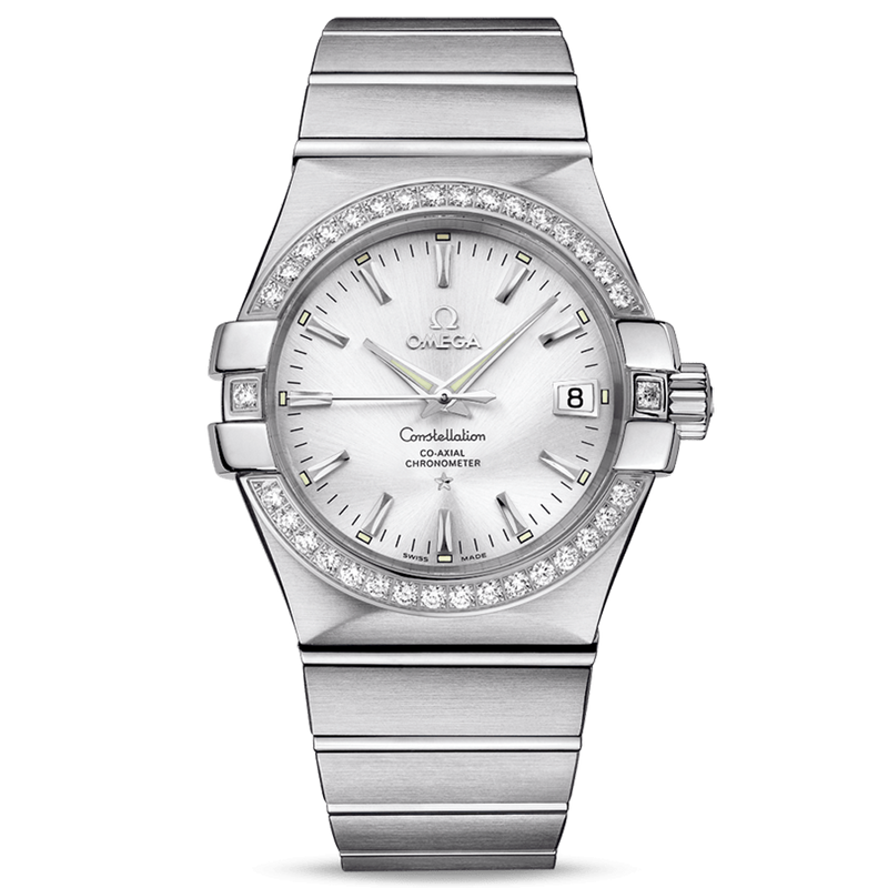 Omega Constellation Co-Axial Date Diamonds 35 mm