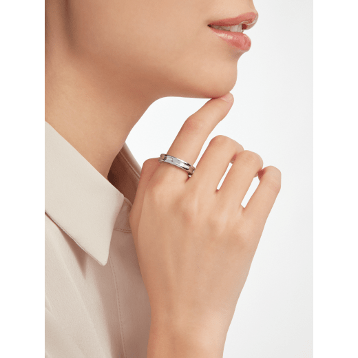 BVLGARI B.zero1 White Gold Ring 336023 AN852423 C C