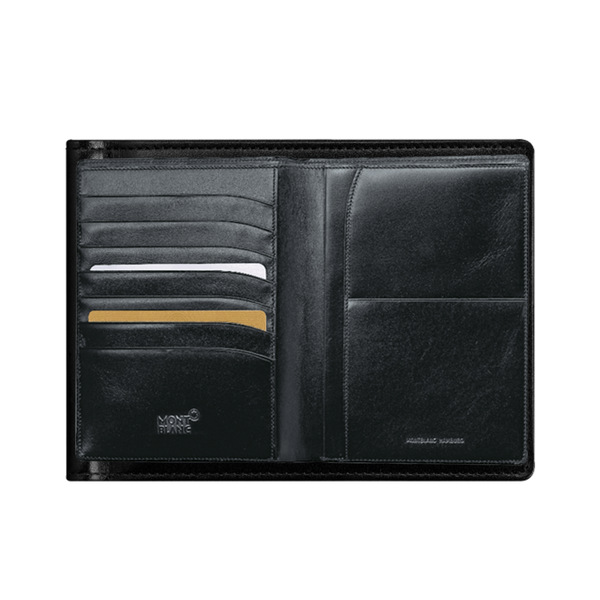 Meisterstück Passport Holder 7-Credit Card Black Leather