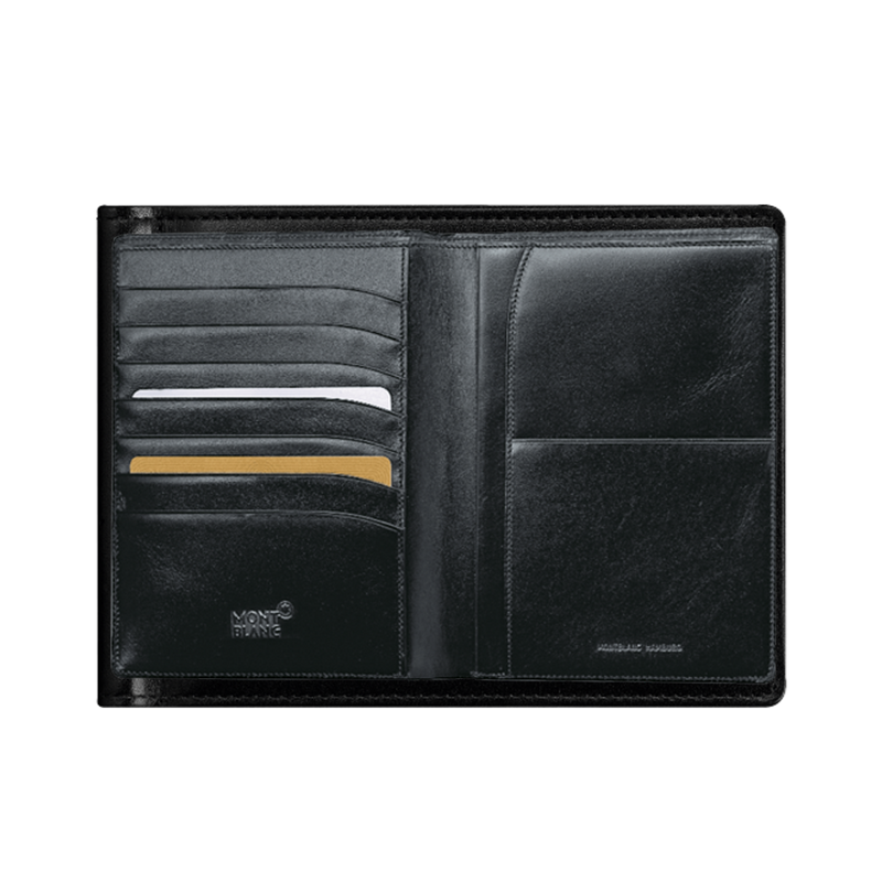 Meisterstück Passport Holder 7-Credit Card Black Leather