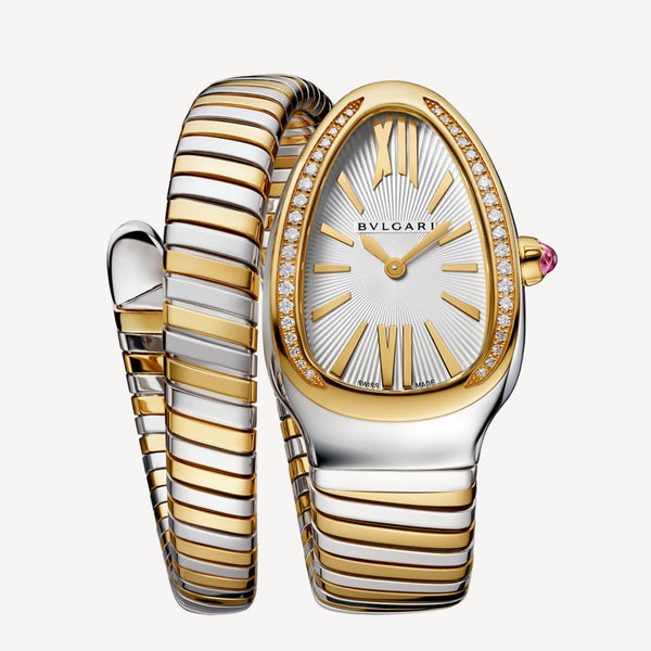 Serpenti Tubogas Steel and Yellow Gold