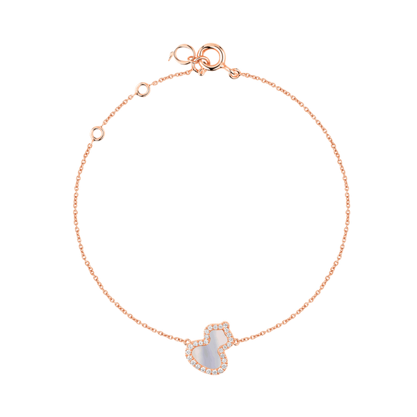 Qeelin Petite Wulu Bracelet Mother of Pearl WU-BR0002B-RGDMOP
