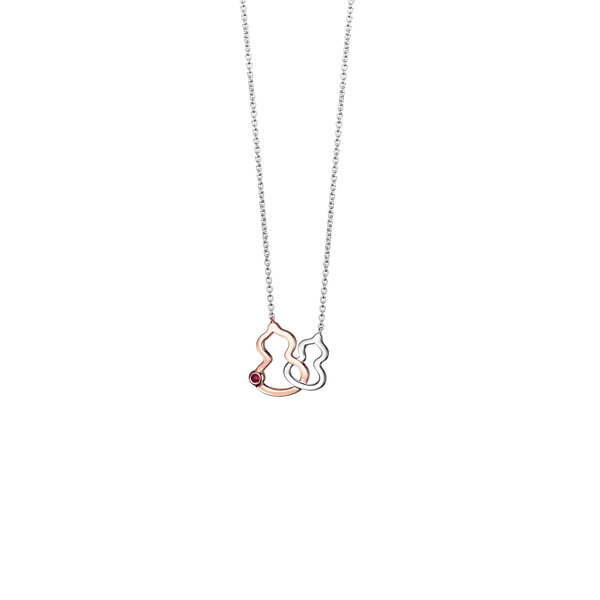 Qeelin Petite Wulu Necklace with Ruby WU-NL0004C-RGWGRU