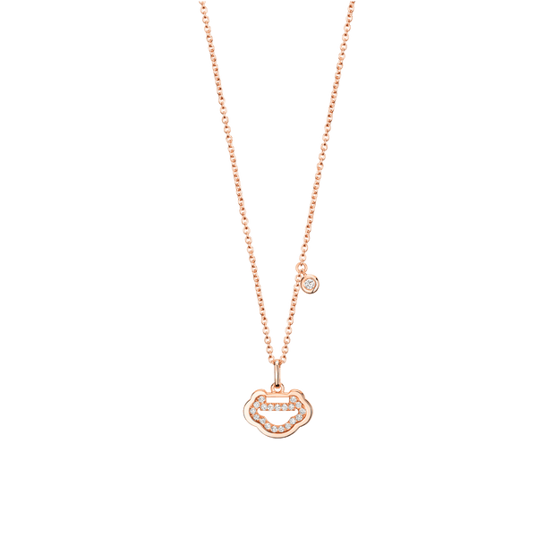 Qeelin Petite Yu Yi Necklace YY-NL0008A-RGD YYNPT8ARGDI