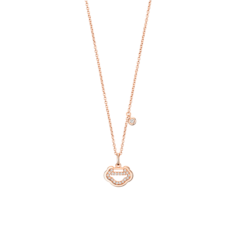 Qeelin Petite Yu Yi Necklace YY-NL0008A-RGD YYNPT8ARGDI