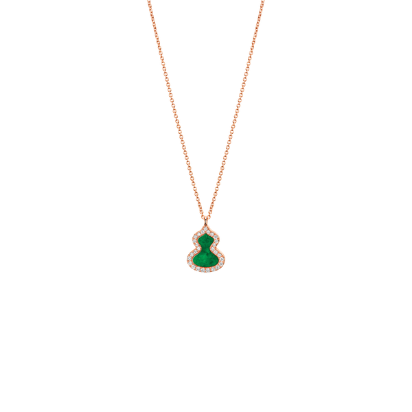 Qeelin Petite Wulu Necklace Jade WU-NL0006C-RGDGJE WUNPT6DRGJE