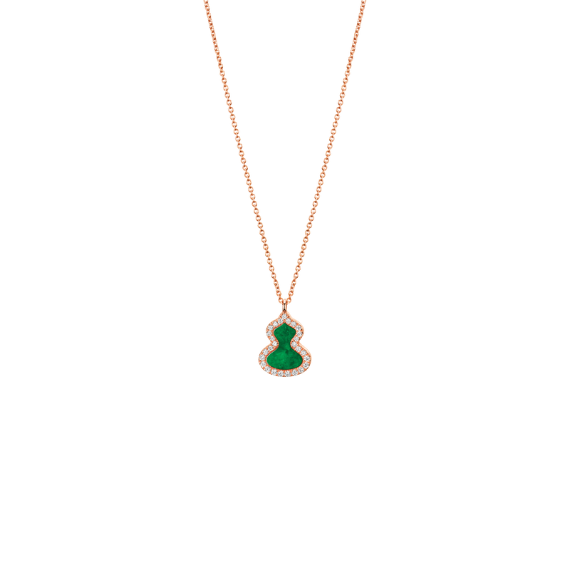 Qeelin Petite Wulu Necklace Jade WU-NL0006C-RGDGJE WUNPT6DRGJE