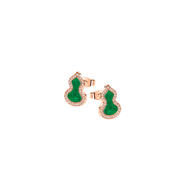 Wulu Ear Studs Jade