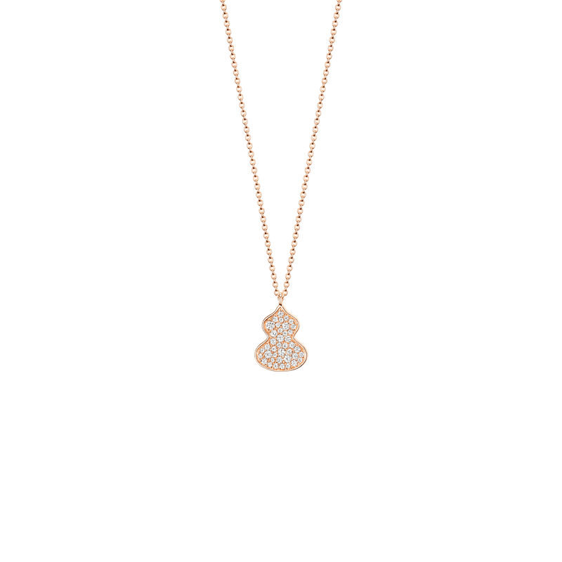 Qeelin Petite Wulu Necklace Diamonds WU-NL0018B-RGD WUNPT18RGDI