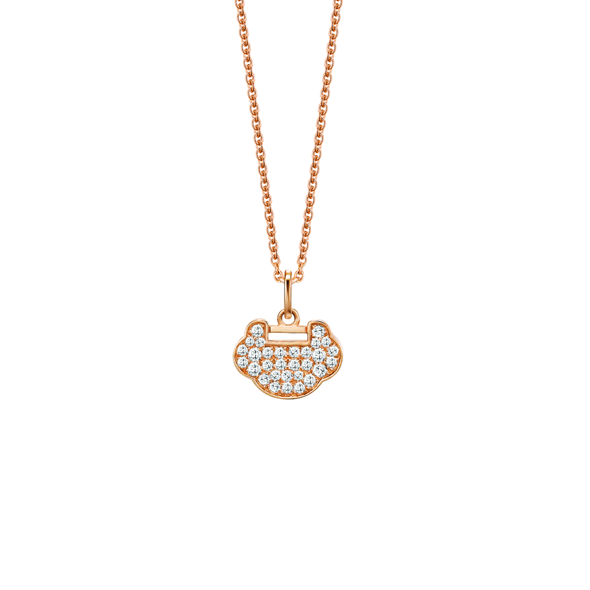 JEWELRY Ｙ YYNPT9CRGDI | Qeelin Petite Yu Yi Necklace YYNPT9CRGDI (YY-NL0009C