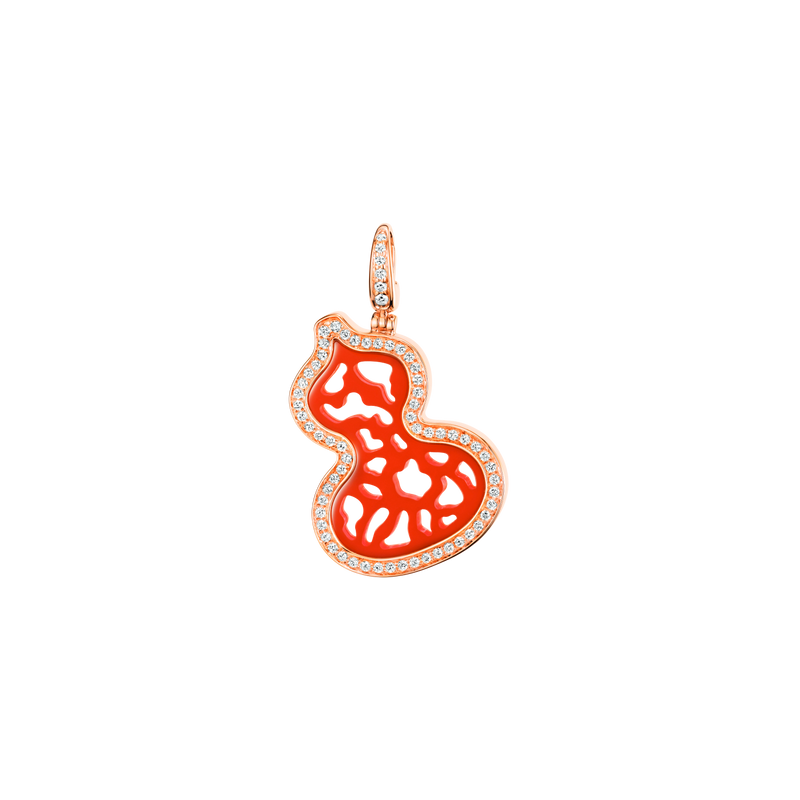 Wulu Pendant Lace Red Agate