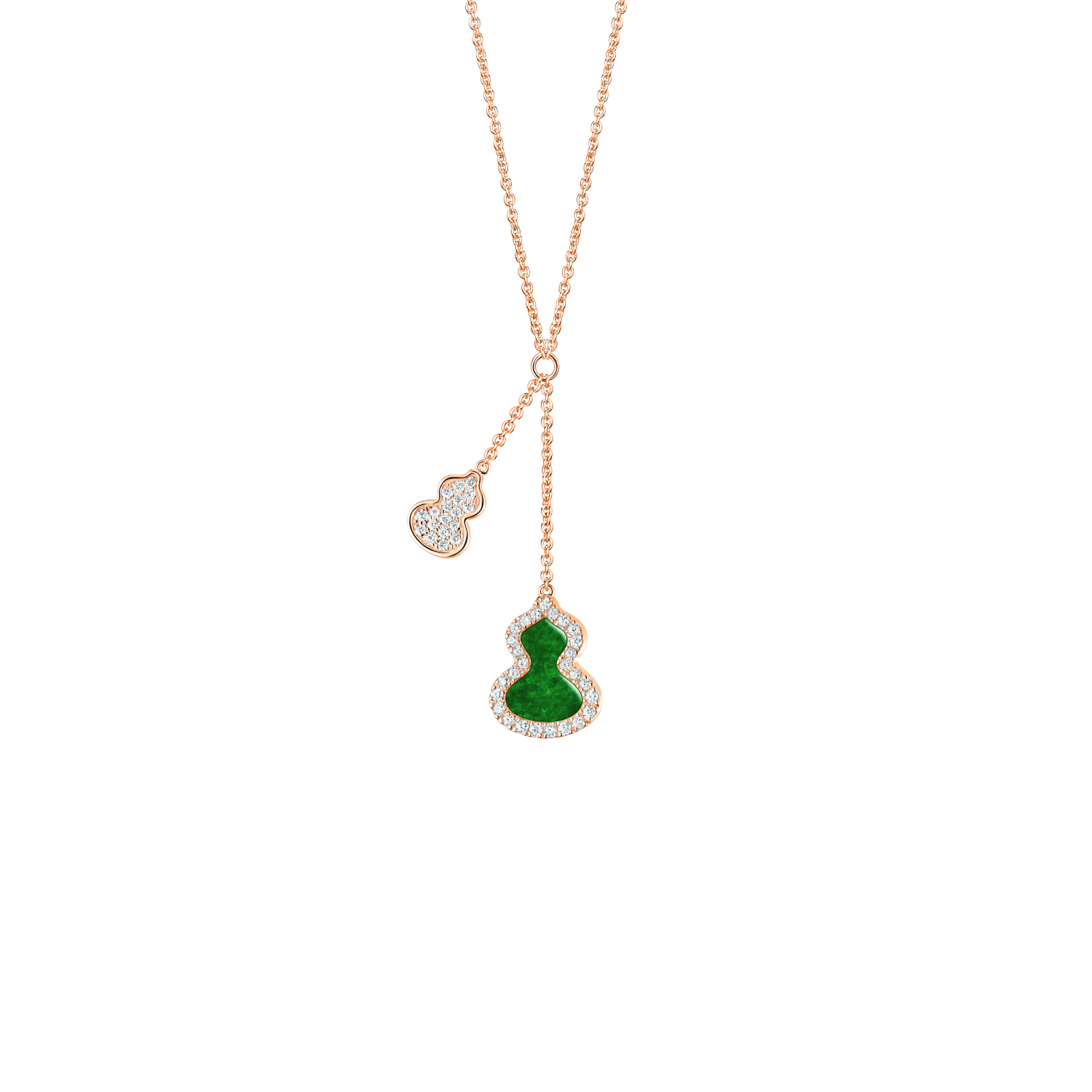 Qeelin Petite Wulu Necklace Jade WU-NL0008C-RGDGJE WUNPT8BRGJE