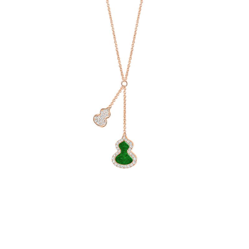 Qeelin Petite Wulu Necklace Jade WU-NL0008C-RGDGJE WUNPT8BRGJE