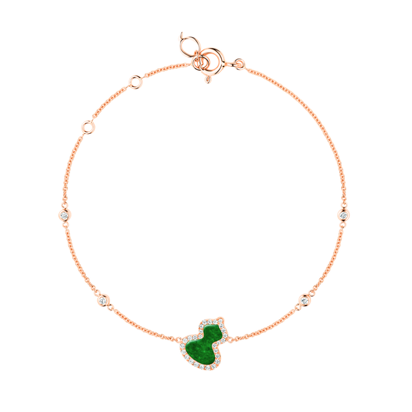 Qeelin Petite Wulu Bracelet Jade WU-BR0016B-RGDGJE WUBPT16RGJE