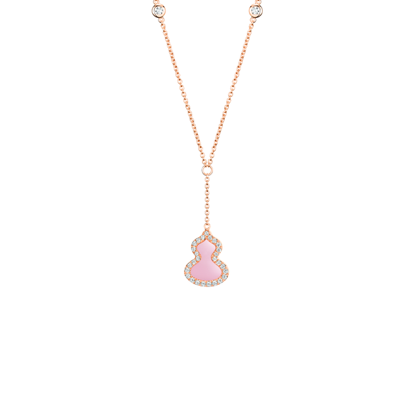 Qeelin Wulu Necklace Pink Opal WU-NL0009D-RGDPO WUNPT9DRGPO