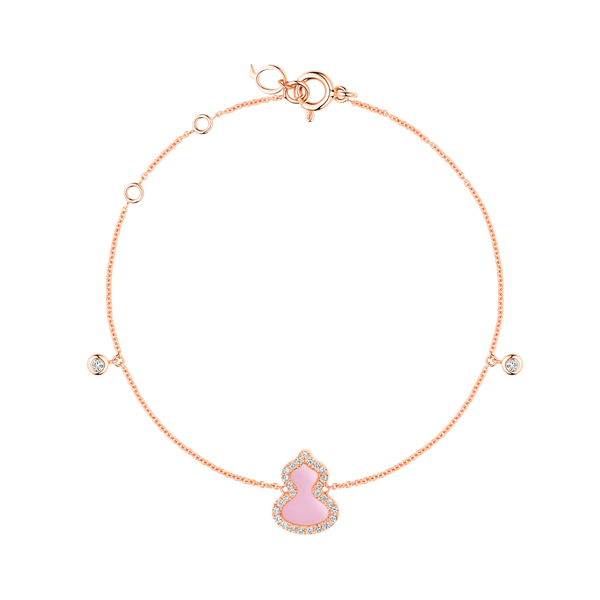 Petite Wulu Bracelet Pink Opal