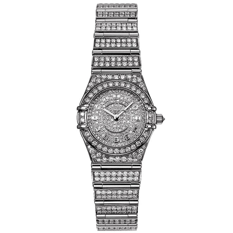 Omega Specialties White Gold Quartz Diamond Constellation