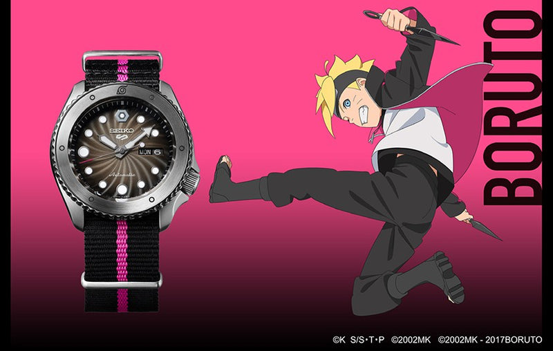 Seiko 5 BORUTO UZUMAKI SRPF65K1 Limited Edition Watch