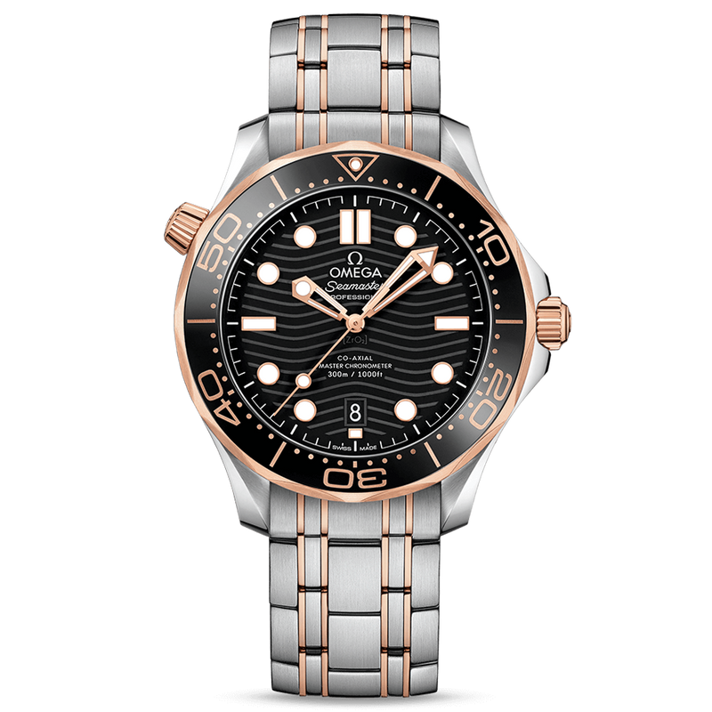 Omega Diver 300M Co-Axial Master Chronometer 42 mm Sedna Gold & Steel