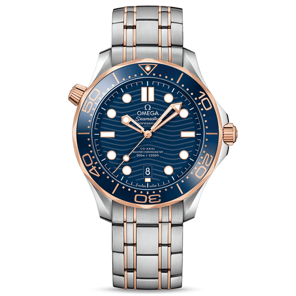 Omega Diver 300M Co-Axial Master Chronometer 42 mm Sedna Gold & Steel